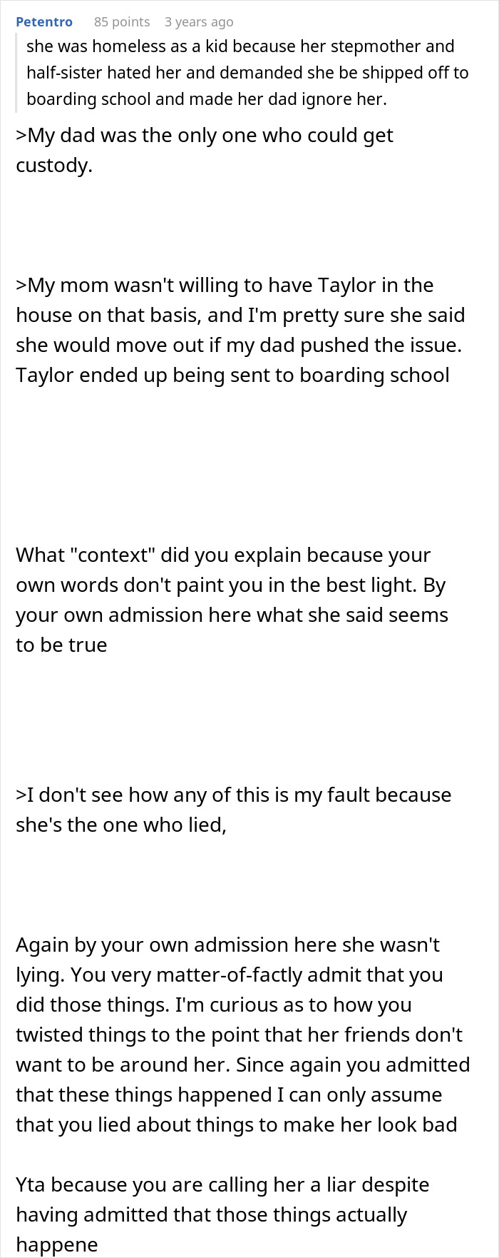 Bully Half-Sis Tells Friends She Was Homeless And Shunned By Sibling, Shocked When The Truth Comes Out Bully Half-Sis Tells Friends She Was Homeless And Shunned By Sibling, Shocked When The Truth Comes Out