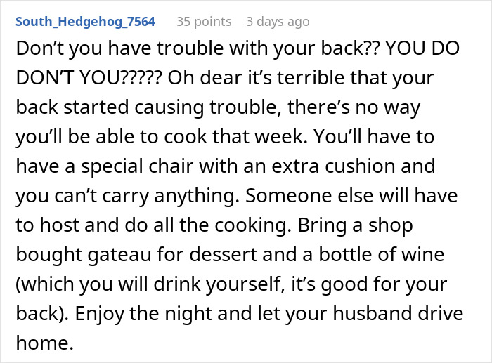 A comment offering humorous advice about a BIL bringing a different GF to family Thanksgiving A comment offering humorous advice about a BIL bringing a different GF to family Thanksgiving