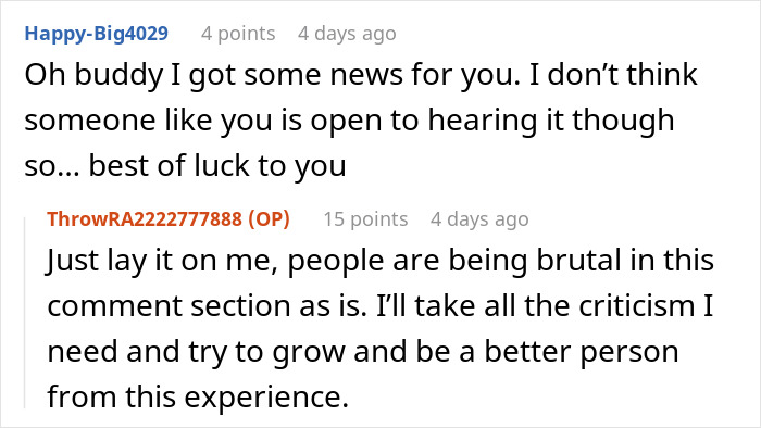 A Reddit discussion screenshot about a man who proposes to his girlfriend after 10 years and she leaves. A Reddit discussion screenshot about a man who proposes to his girlfriend after 10 years and she leaves.