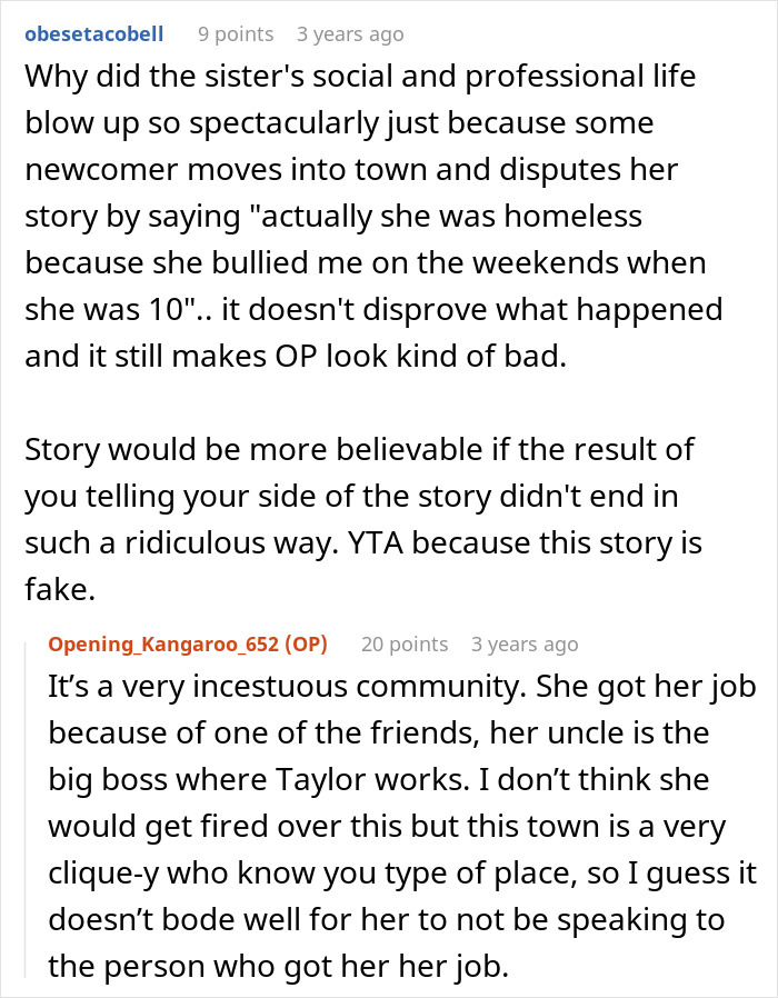 Bully Half-Sis Tells Friends She Was Homeless And Shunned By Sibling, Shocked When The Truth Comes Out Bully Half-Sis Tells Friends She Was Homeless And Shunned By Sibling, Shocked When The Truth Comes Out