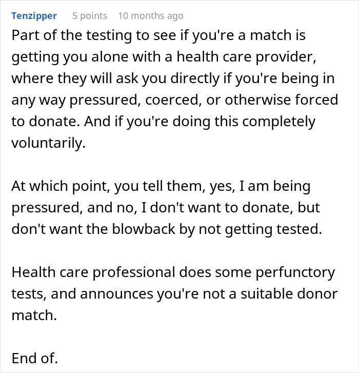 Woman Is Called A Monster For Refusing To Save Her Sister&rsquo;s Life, Starts Questioning Her Decision
