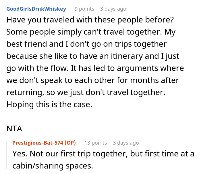 Woman Lies To Cover For Her Husband After Friends’ Cabin Trip Didn’t Go As He Expected Woman Lies To Cover For Her Husband After Friends’ Cabin Trip Didn’t Go As He Expected