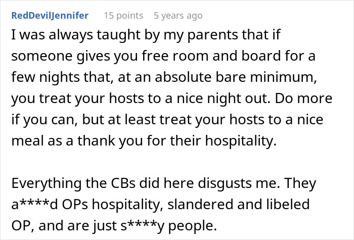 Family Finds Out What Family And Friends Are Saying Behind Their Backs, Shuts Down Their Free B&B Family Finds Out What Family And Friends Are Saying Behind Their Backs, Shuts Down Their Free B&B