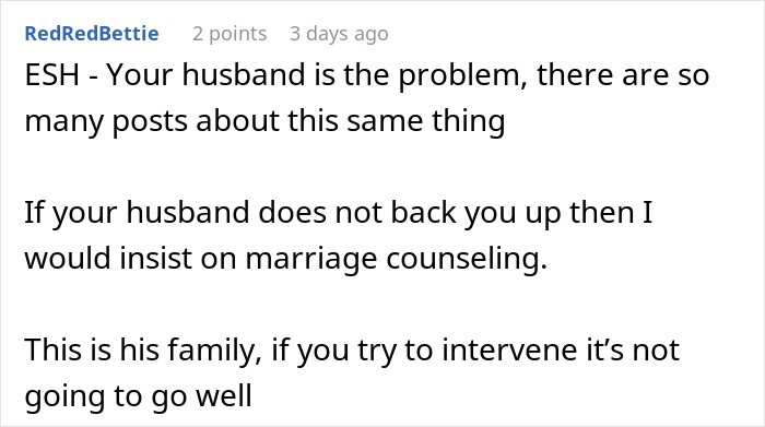 Advice about husband support and counseling over Thanksgiving guest list conflict Advice about husband support and counseling over Thanksgiving guest list conflict