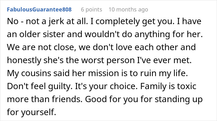 Woman Is Called A Monster For Refusing To Save Her Sister&rsquo;s Life, Starts Questioning Her Decision