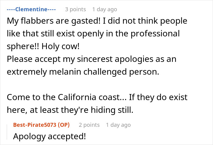 A comment about a man turned away by a realtor, expressing surprise such behavior still exists. A comment about a man turned away by a realtor, expressing surprise such behavior still exists.