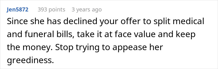 Mom Demands Kids Give Her Their Share Of The Inheritance, Doesn't Like Daughter's Response