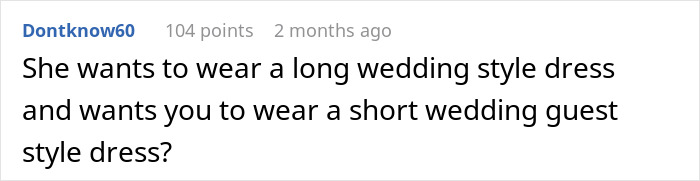 Bride Is Told She "Doesn't Need" A White Dress, Then Sees What Her MIL Plans To Wear To The Ceremony