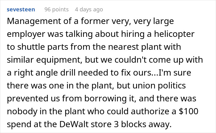 Management Proves They Know Nothing By Trying To Save Money In All The Wrong Places Management Proves They Know Nothing By Trying To Save Money In All The Wrong Places