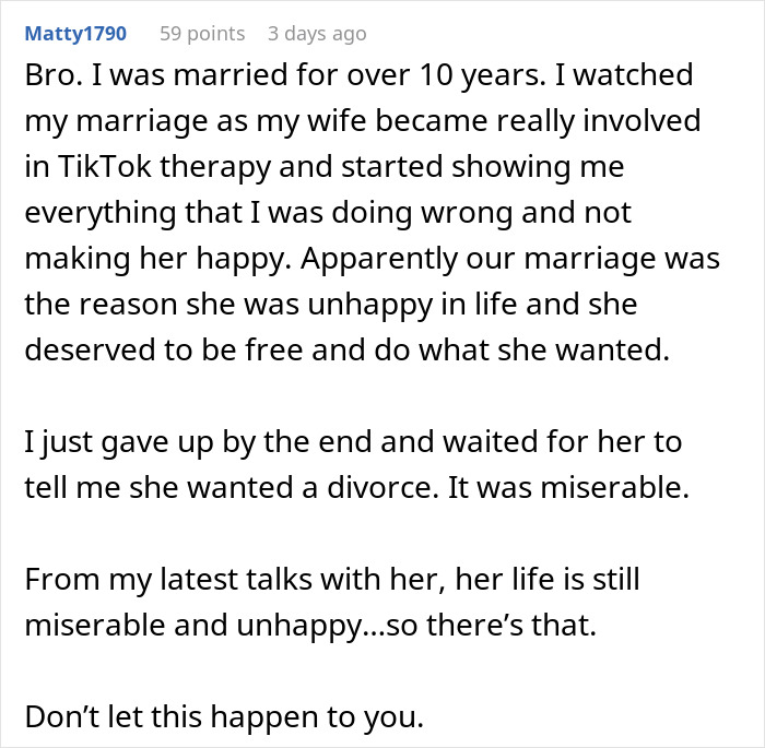 Man Figures That The Source of His Relationship Probelms Is GF Landing On The Wrong Side Of TikTok