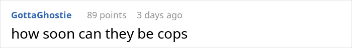 Comment joking about robot becoming cops soon
