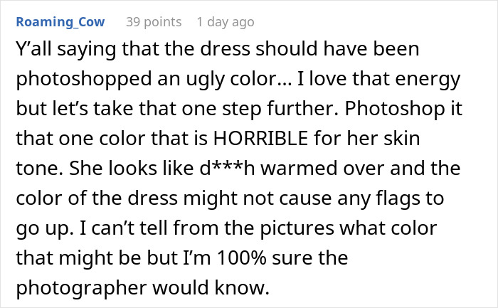 MIL Hides What She's Going To Wear To Wedding, Comes Out With Something Scandalous
