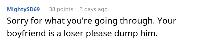 Comment advising to leave boyfriend amid pregnancy test doubts Comment advising to leave boyfriend amid pregnancy test doubts
