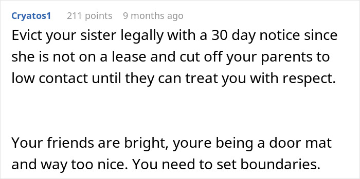 Woman Lets Sister Live In Her House For Cheap But Her Generosity Is Not Enough