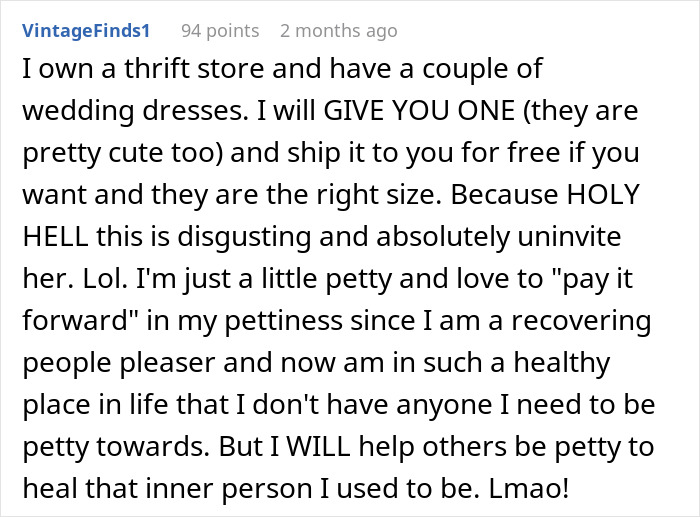 Bride Is Told She "Doesn't Need" A White Dress, Then Sees What Her MIL Plans To Wear To The Ceremony