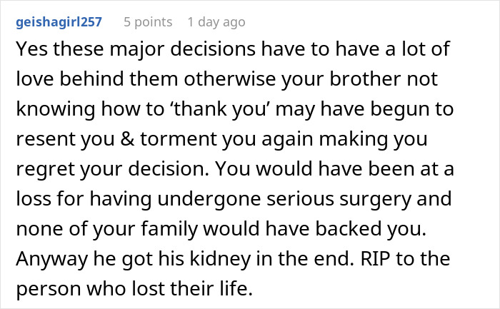 Siblings Asks Doctor To Lie To Family Because The Thought Of Donating Their Kidney Makes Them "Sick"