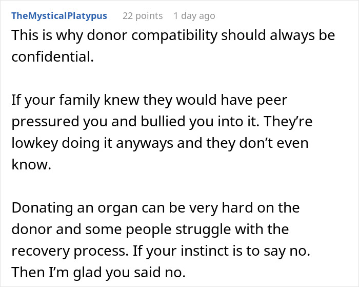 Siblings Asks Doctor To Lie To Family Because The Thought Of Donating Their Kidney Makes Them "Sick"