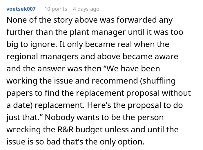 Management Proves They Know Nothing By Trying To Save Money In All The Wrong Places Management Proves They Know Nothing By Trying To Save Money In All The Wrong Places