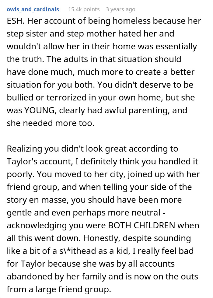Bully Half-Sis Tells Friends She Was Homeless And Shunned By Sibling, Shocked When The Truth Comes Out Bully Half-Sis Tells Friends She Was Homeless And Shunned By Sibling, Shocked When The Truth Comes Out