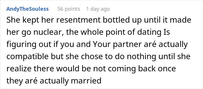 Comment about bottling resentment over martial arts compatibility Comment about bottling resentment over martial arts compatibility