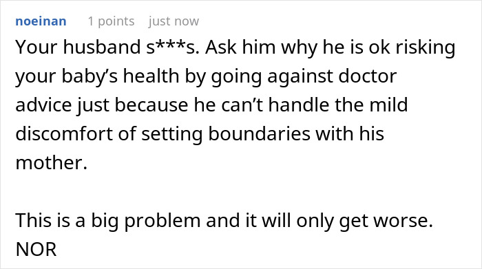 A comment about setting boundaries with mother-in-law when she came to babysit. A comment about setting boundaries with mother-in-law when she came to babysit.