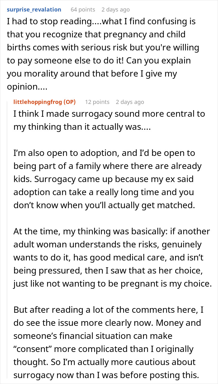 Man Can&rsquo;t Stay With Partner Who Wants Kids But Isn&rsquo;t Willing To Give Birth, She Is Appalled This Is An Issue