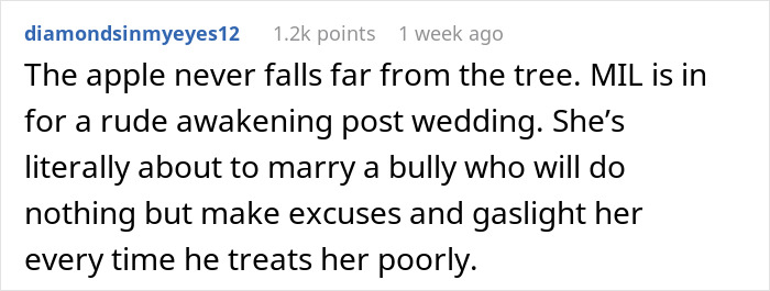 Woman&rsquo;s Future Stepfather-In-Law Dismisses His Daughter&rsquo;s Bullying, Then Gets A Taste Of It Himself