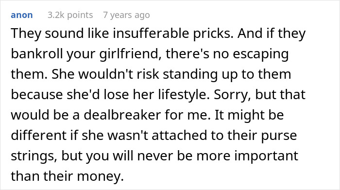 Guy Can't Handle Being With Girlfriend's Rich Family Who Thinks He's A Complete Loser