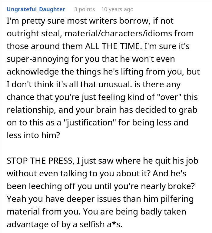 Woman Reads Boyfriend's Novel, Realizes Something That Forever Changes The Way She Feels About Him Woman Reads Boyfriend's Novel, Realizes Something That Forever Changes The Way She Feels About Him