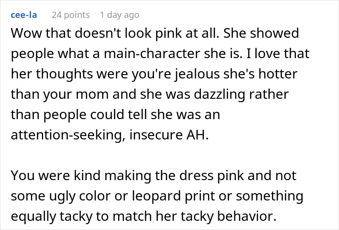 MIL Hides What She's Going To Wear To Wedding, Comes Out With Something Scandalous