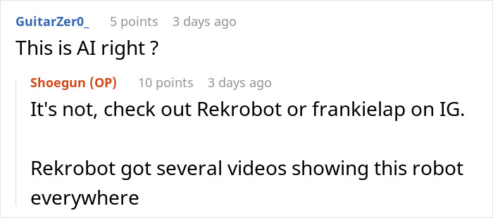 Question about AI's role in robot cage fight