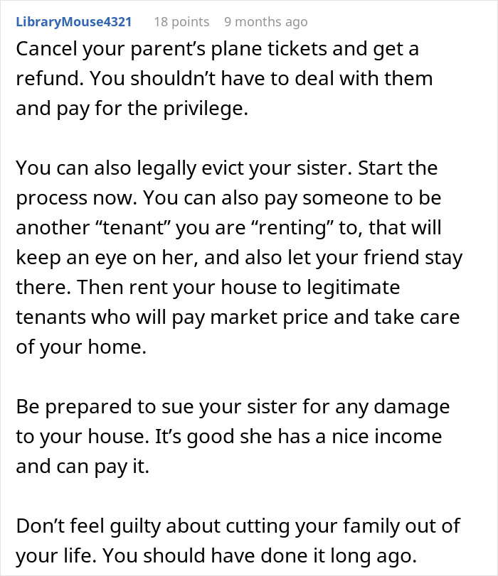 Woman Lets Sister Live In Her House For Cheap But Her Generosity Is Not Enough