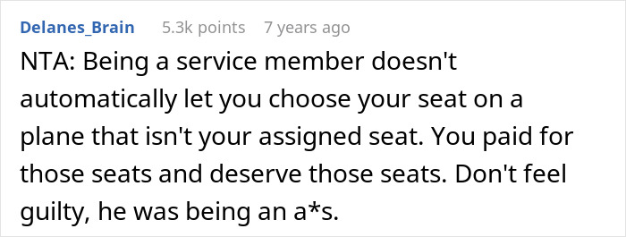 Service Member Feels Entitled To Window Seat As He's In Uniform, Acts Smug When He&rsquo;s Asked To Move