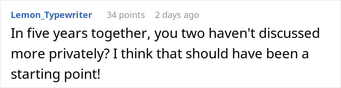 A screenshot of a Reddit comment section discussing a boyfriend who wont marry his girlfriend after 5 years and never says I love you.