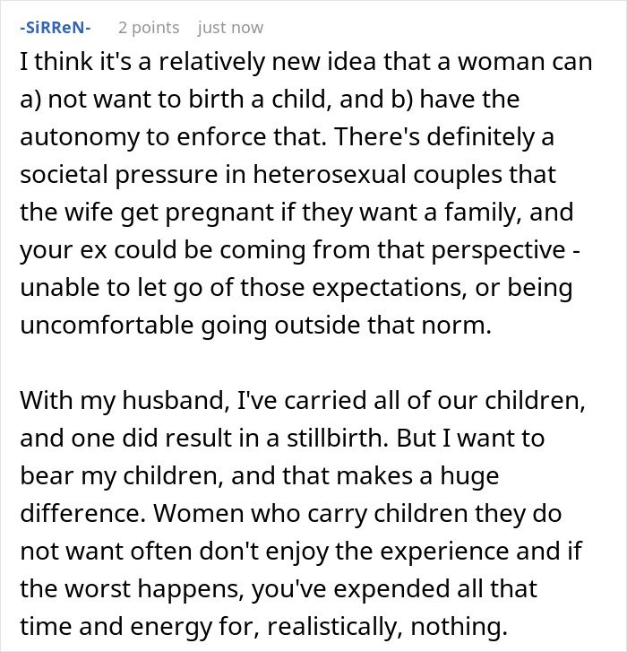 Man Can&rsquo;t Stay With Partner Who Wants Kids But Isn&rsquo;t Willing To Give Birth, She Is Appalled This Is An Issue