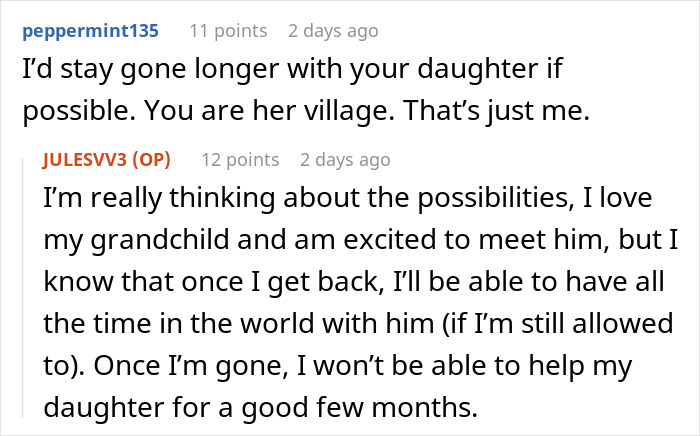 Social media comments analyzing family relationships with a daughter and twin newborns. Social media comments analyzing family relationships with a daughter and twin newborns.