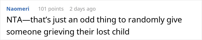 Woman Finds SIL’s Gift During Her Grief Period Insensitive And Disturbing And Somehow Offends Her Woman Finds SIL’s Gift During Her Grief Period Insensitive And Disturbing And Somehow Offends Her