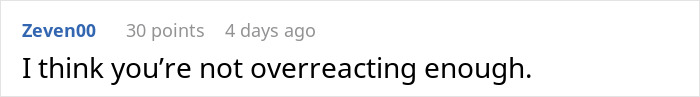 Reddit comment on a husband flirting with a woman leading to a marriage breaking point.