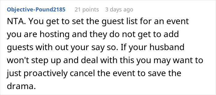 A comment about setting the guest list for Thanksgiving, avoiding BIL brings a different GF drama. A comment about setting the guest list for Thanksgiving, avoiding BIL brings a different GF drama.