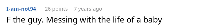I-am-not94's comment about an entitled kid messing with a baby's life by stealing a heart monitor. I-am-not94's comment about an entitled kid messing with a baby's life by stealing a heart monitor.