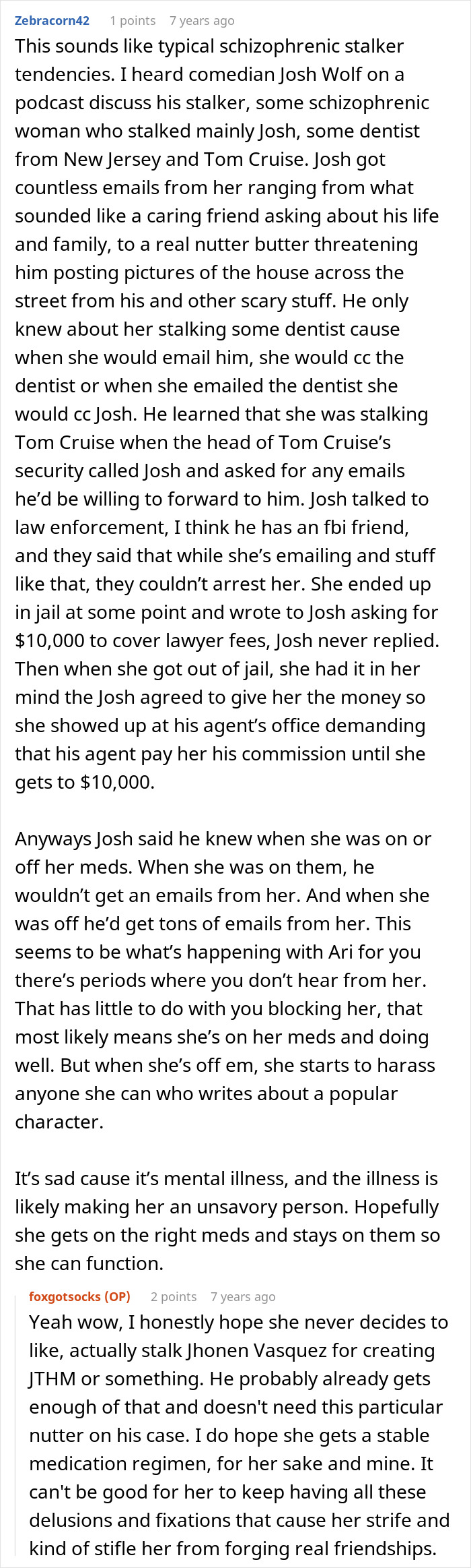 Online Stalker Freaks Out After Woman "Steals" Her Fictional Boyfriend Online Stalker Freaks Out After Woman "Steals" Her Fictional Boyfriend