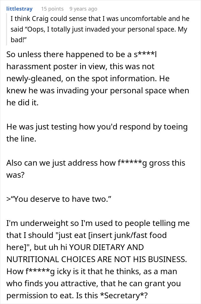Creepy Coworker Won't Take A Hint, Takes It Way Too Far In The Office Kitchen Creepy Coworker Won't Take A Hint, Takes It Way Too Far In The Office Kitchen