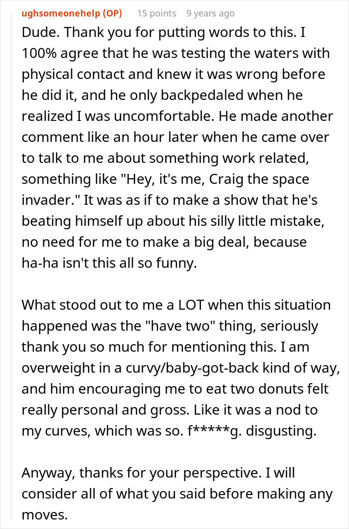 Creepy Coworker Won't Take A Hint, Takes It Way Too Far In The Office Kitchen Creepy Coworker Won't Take A Hint, Takes It Way Too Far In The Office Kitchen