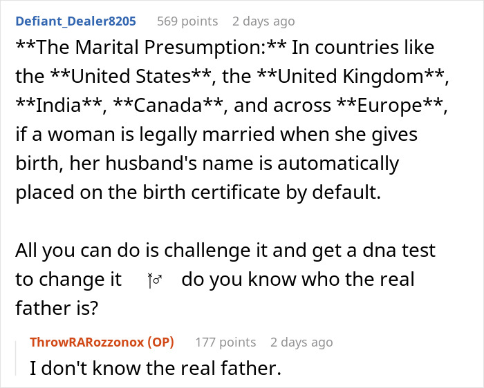 Guy Left Worried His Ex-Wife Will Force Her Affair Baby On Him Guy Left Worried His Ex-Wife Will Force Her Affair Baby On Him