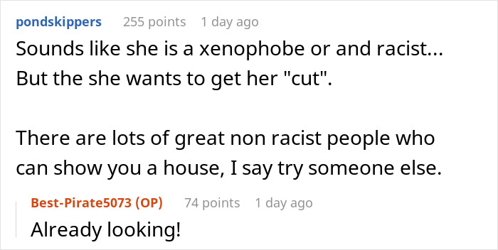 A man was turned away by a realtor because he allegedly wouldn’t fit the neighborhood. A comment about racism. A man was turned away by a realtor because he allegedly wouldn’t fit the neighborhood. A comment about racism.