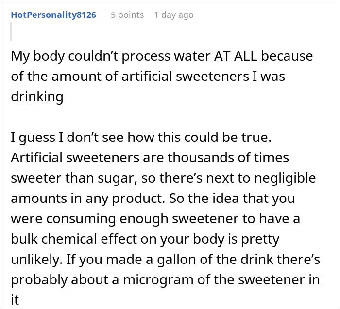 Man Drinks Sugar-Free Punch Daily, Realizes It Makes Him Stop Using The Toilet For Over 12 Hours Man Drinks Sugar-Free Punch Daily, Realizes It Makes Him Stop Using The Toilet For Over 12 Hours