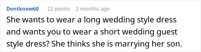 Bride Is Told She "Doesn't Need" A White Dress, Then Sees What Her MIL Plans To Wear To The Ceremony