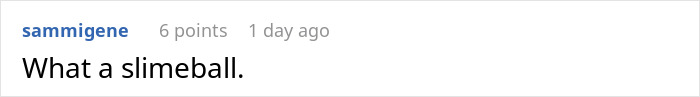A comment calling someone a slimeball regarding a wheelchair-bound teen and stealing accusations. A comment calling someone a slimeball regarding a wheelchair-bound teen and stealing accusations.