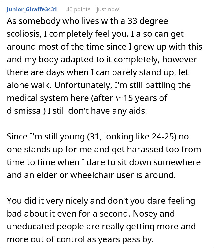 Karen Thinks She’s Teaching A Teen About Priority Seating, Gets Taught A Lesson Herself Karen Thinks She’s Teaching A Teen About Priority Seating, Gets Taught A Lesson Herself