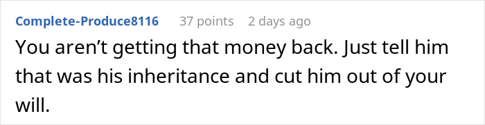 Son Takes A Loan From Parents, Throws Massive Tantrums And Makes Accusations After Being Asked To Repay It Son Takes A Loan From Parents, Throws Massive Tantrums And Makes Accusations After Being Asked To Repay It